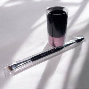Mally Beauty Dual-Ended Eyeliner and Brow Brush & Mini Kabuki Brush Set